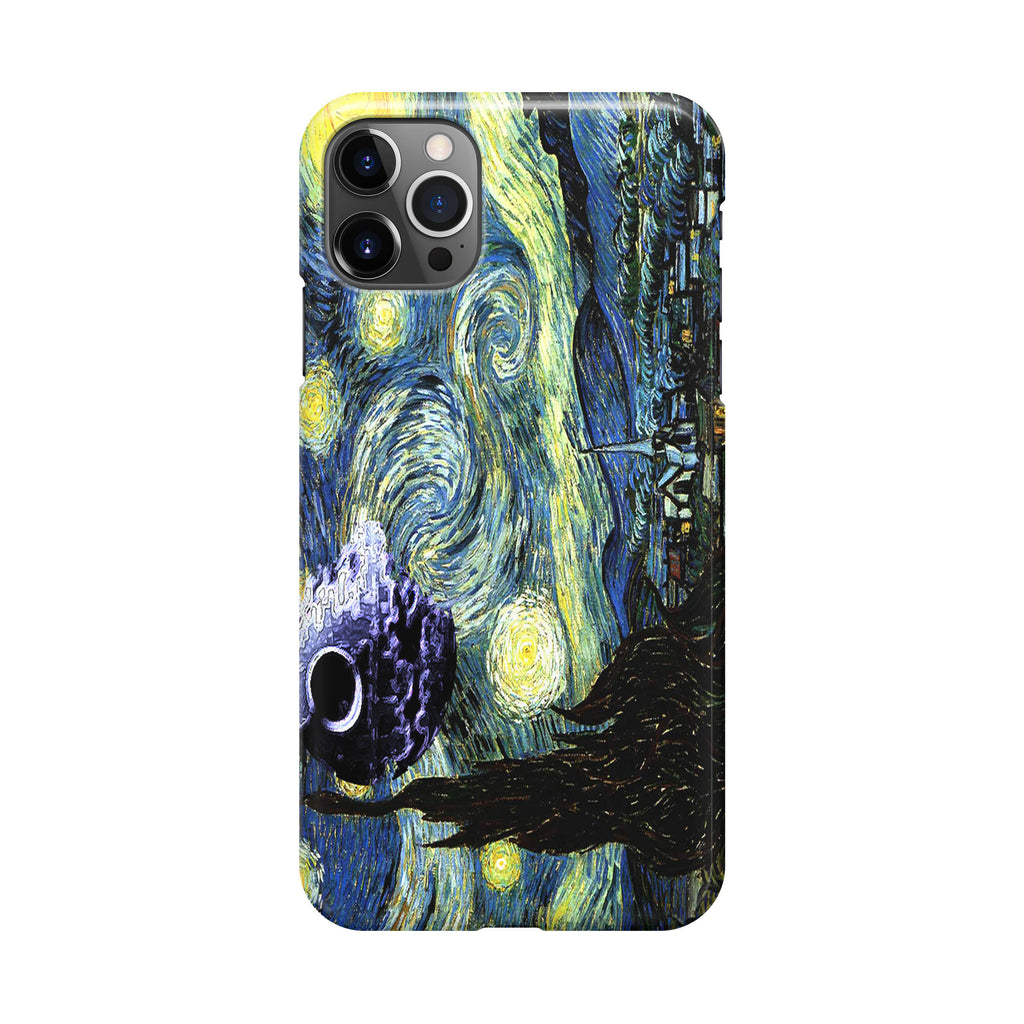 Skellington on a Starry Night iPhone 12 Pro Case