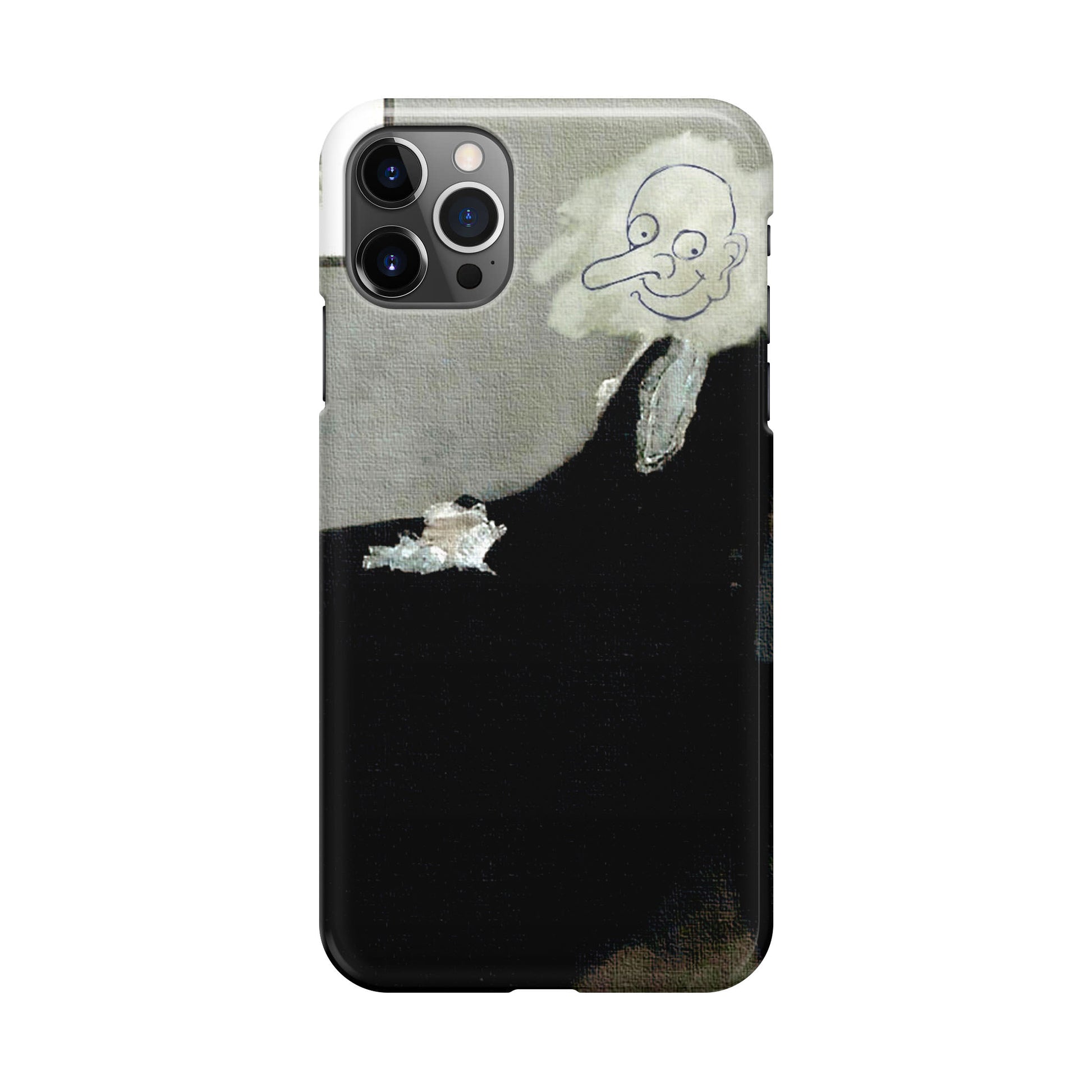 Whistler's Mother by Mr. Bean iPhone 12 Pro Case