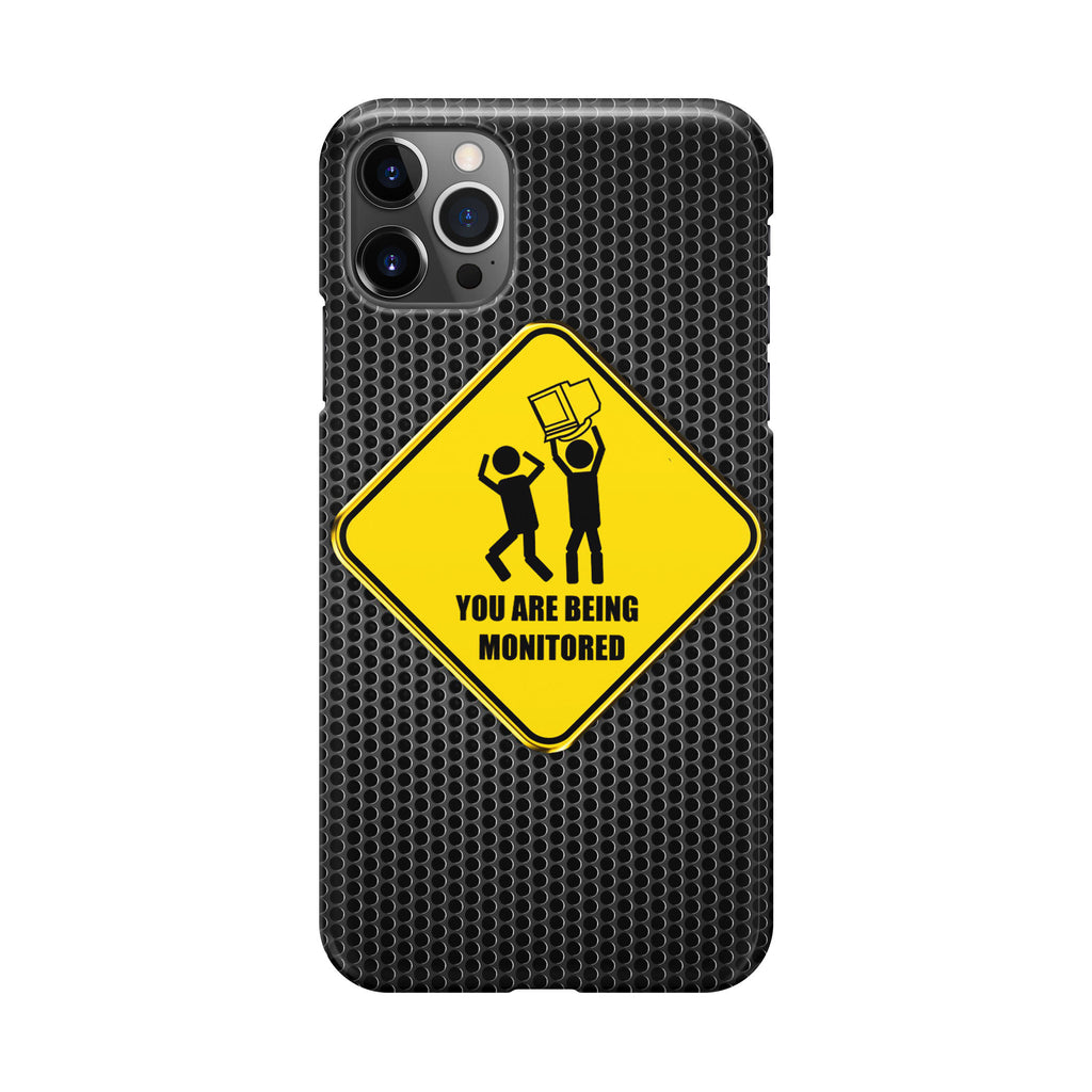 You Are Being Monitored iPhone 12 Pro Max Case
