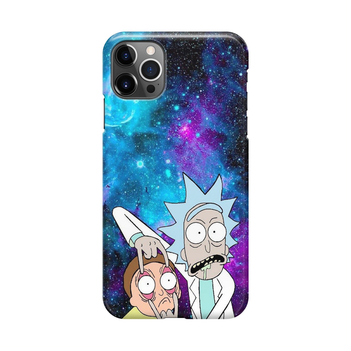 Rick And Morty Open Your Eyes iPhone 12 Pro Case