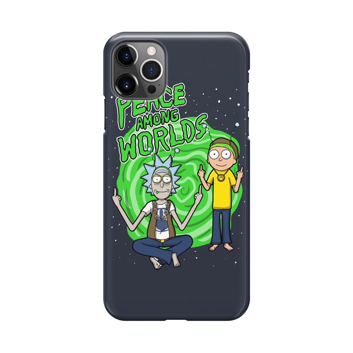 Rick And Morty Peace Among Worlds iPhone 12 Pro Case