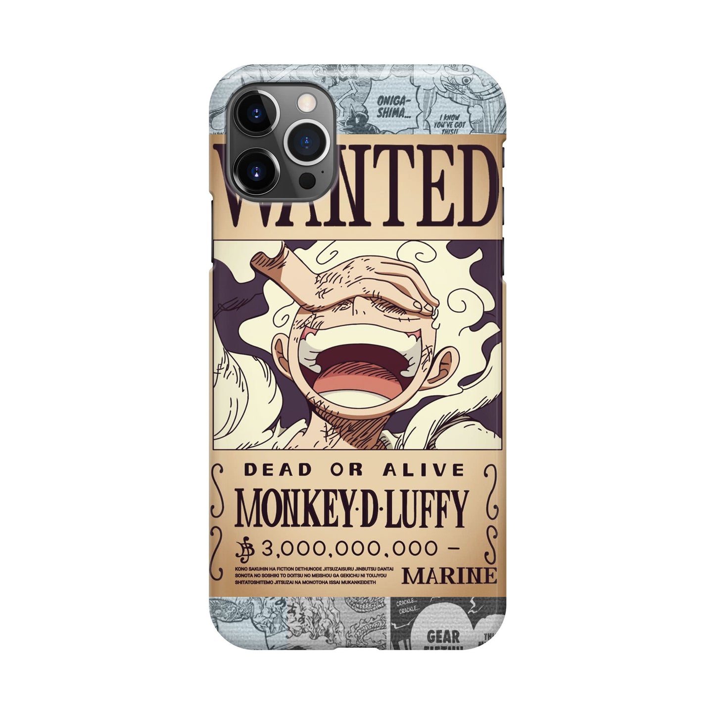 Gear 5 Wanted Poster iPhone 12 Pro Case
