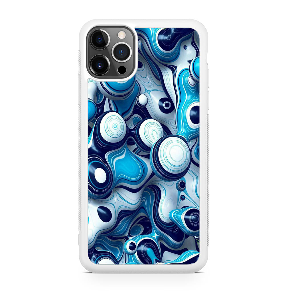 Abstract Art All Blue iPhone 12 Pro Case