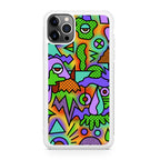 Abstract Colorful Doodle Art iPhone 12 Pro Case