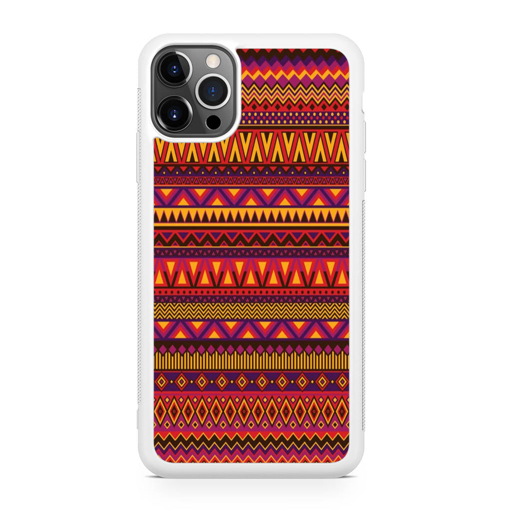 African Aztec Pattern iPhone 12 Pro Case