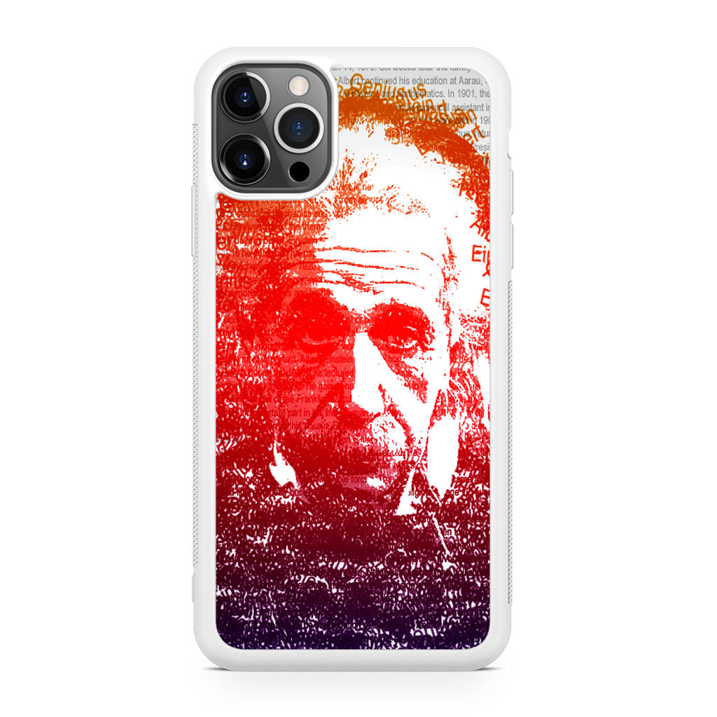 Albert Einstein Art iPhone 12 Pro Case