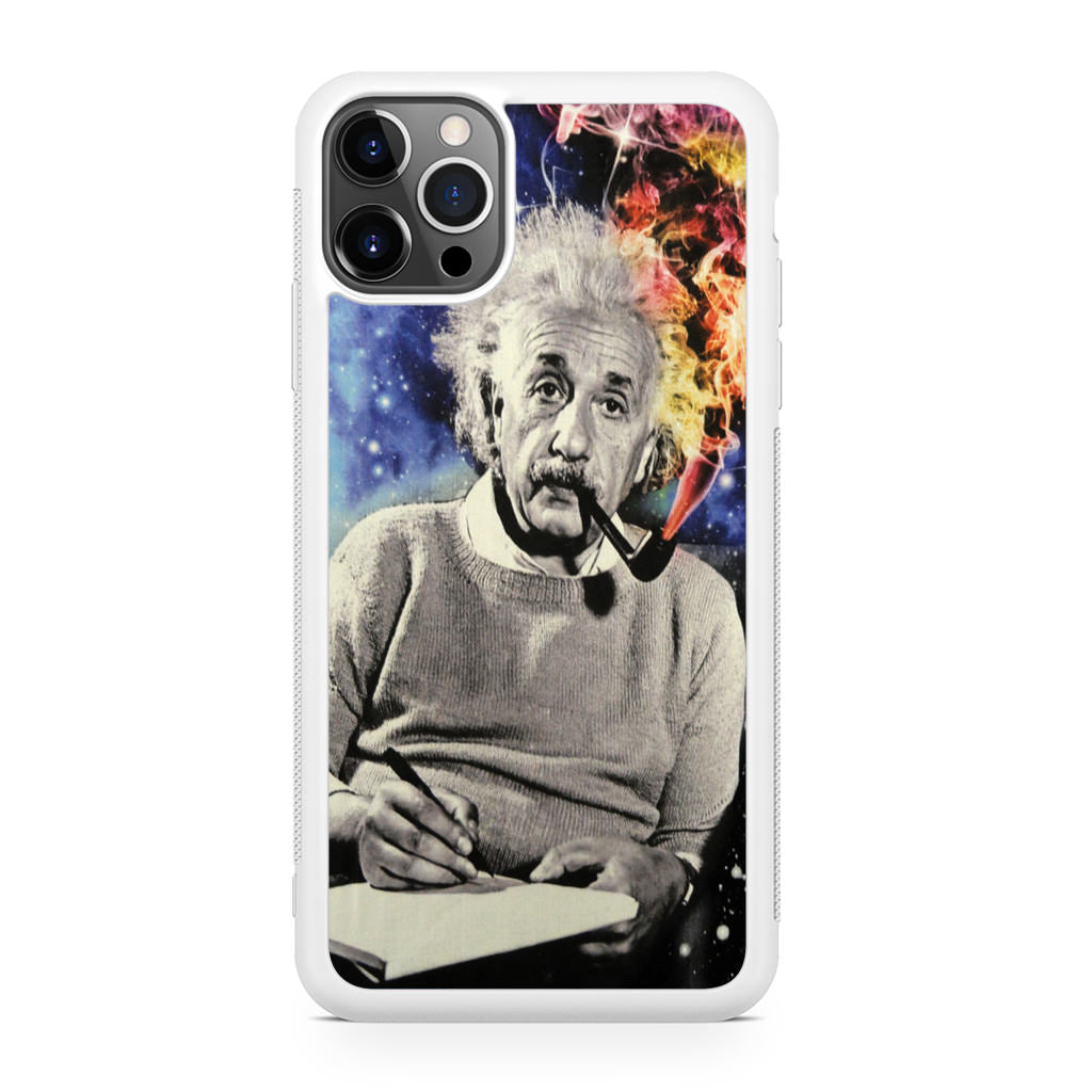 Albert Einstein Smoking iPhone 12 Pro Max Case