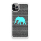 Aztec Elephant Turquoise iPhone 12 Pro Case
