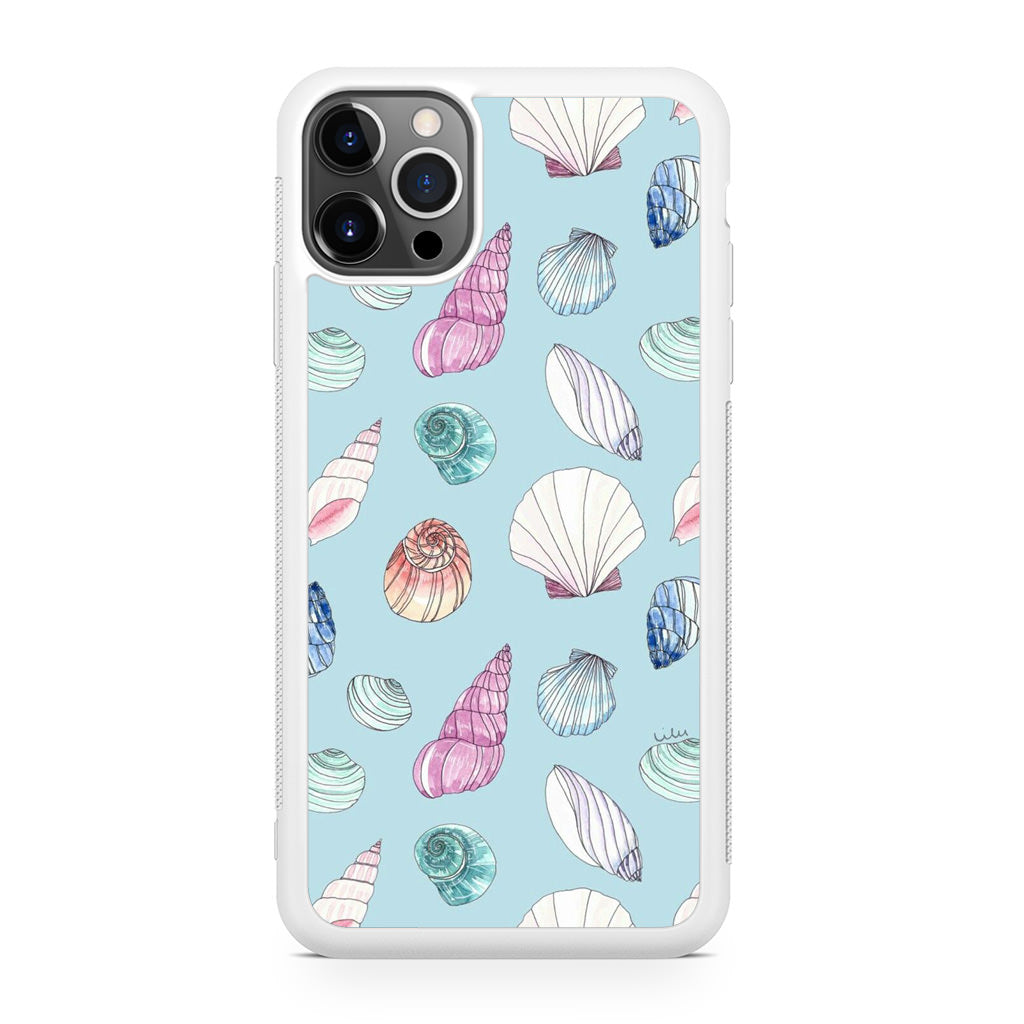 Beach Shells Pattern iPhone 12 Pro Case