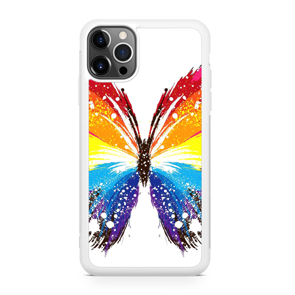 Butterfly Abstract Colorful iPhone 12 Pro Case