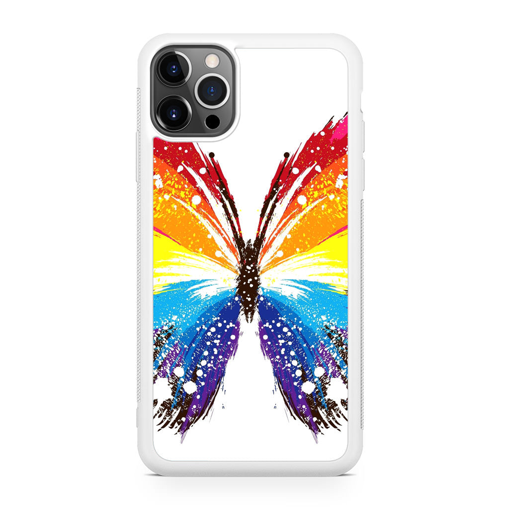 Butterfly Abstract Colorful iPhone 12 Pro Max Case