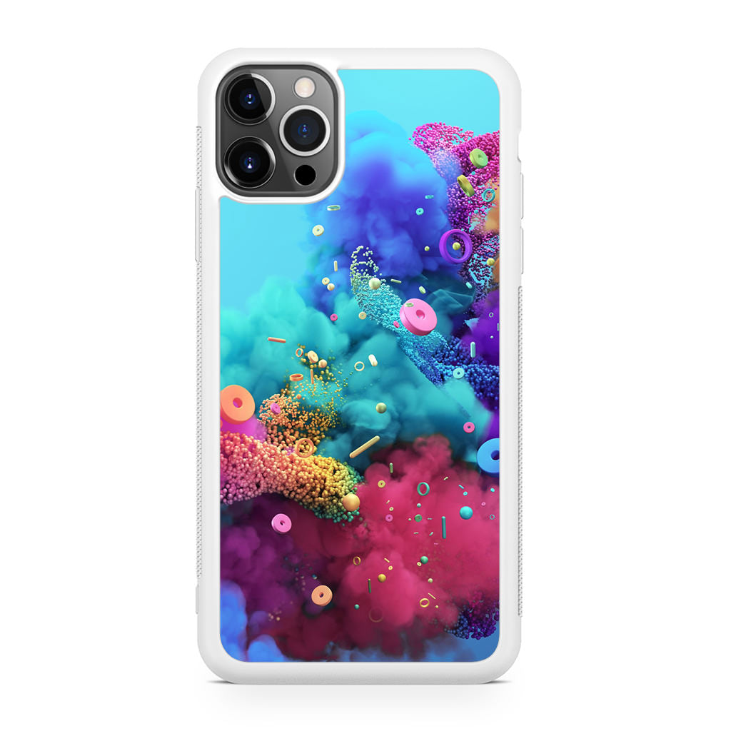 Colorful Smoke Boom iPhone 12 Pro Max Case