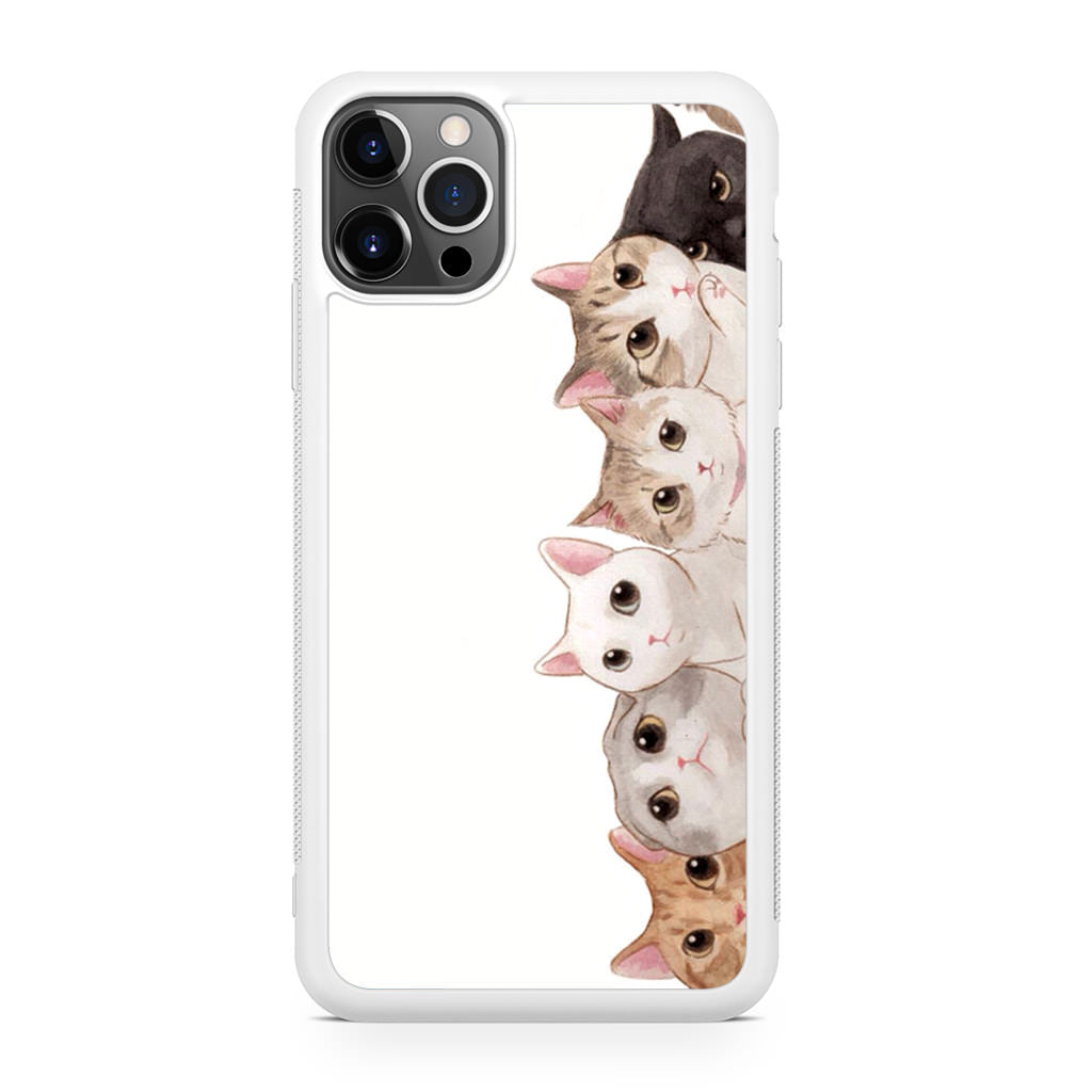 Cute Cats Vertical iPhone 12 Pro Max Case