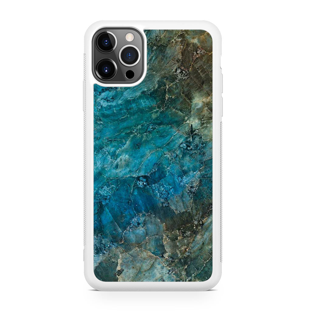 Deep Ocean Marble iPhone 12 Pro Case