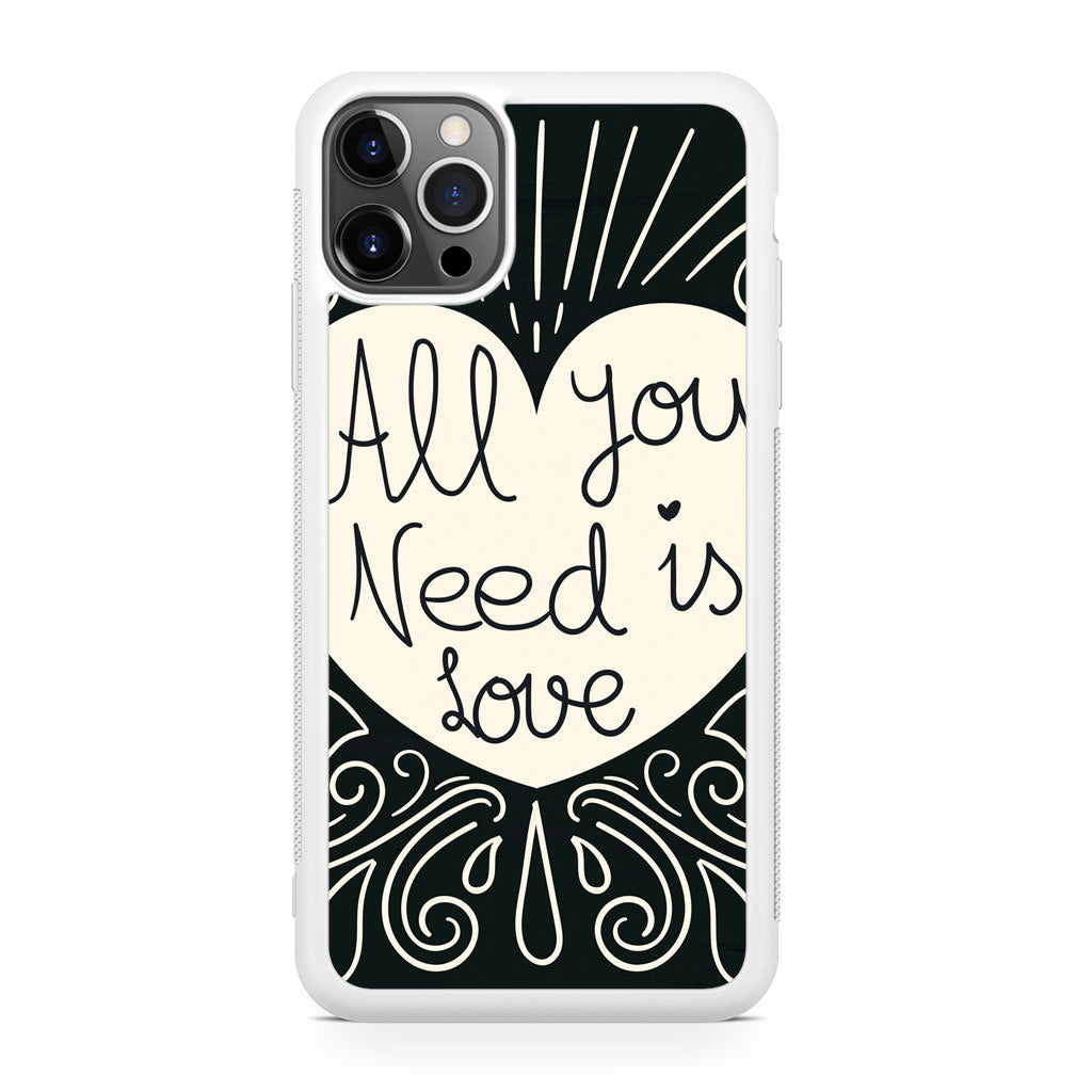 Drawn Love iPhone 12 Pro Case