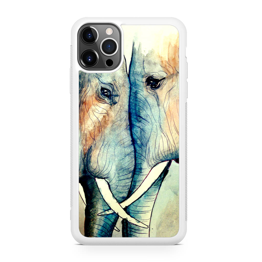 Elephants Sadness iPhone 12 Pro Case