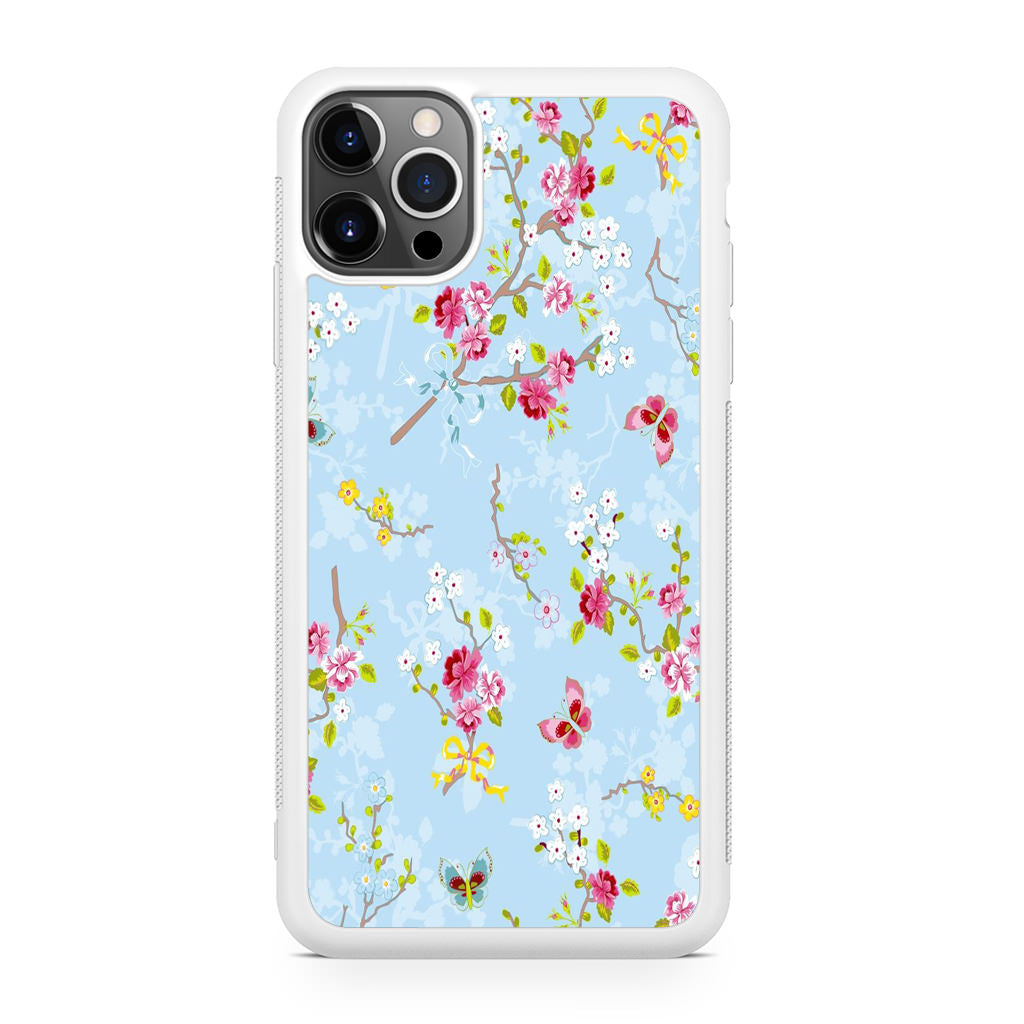 Floral Summer Wind iPhone 12 Pro Max Case
