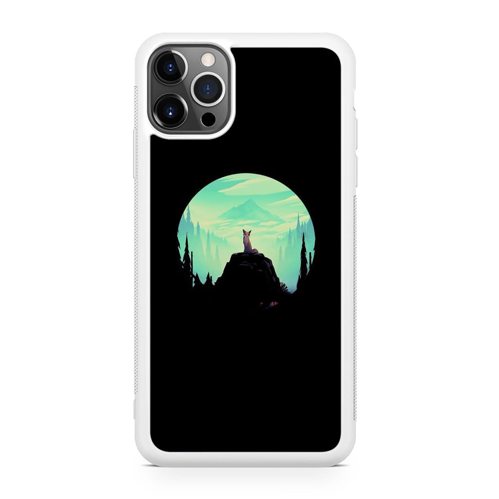 Fox on the Rock iPhone 12 Pro Case