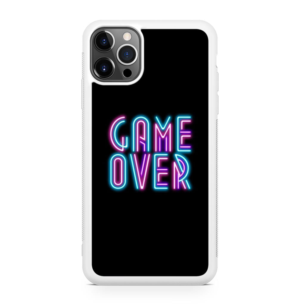 Game Over Neon iPhone 12 Pro Case