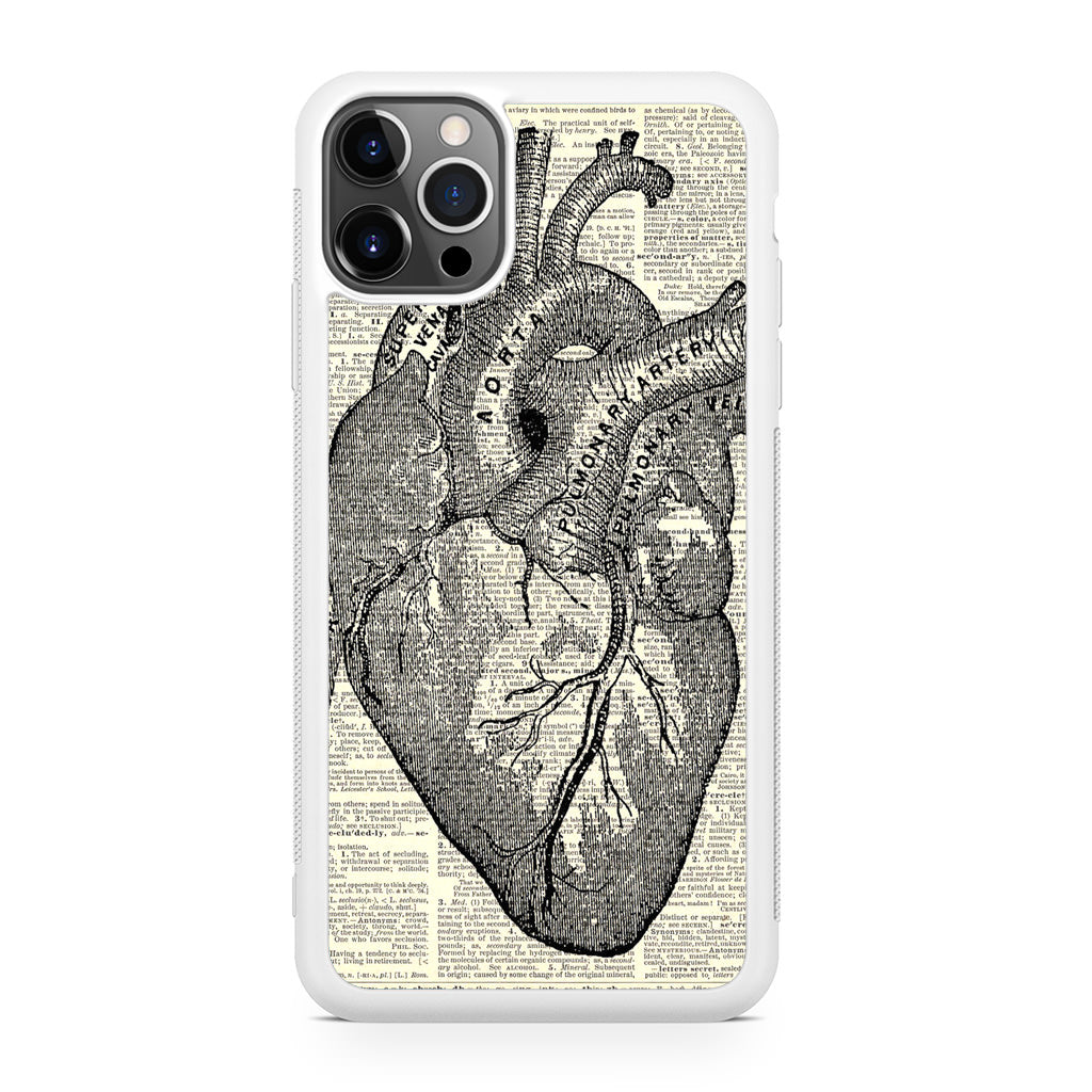 Heart Book Art iPhone 12 Pro Case