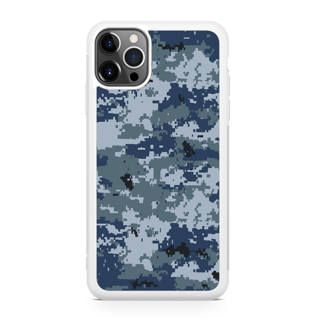 Navy Camo iPhone 12 Pro Max Case