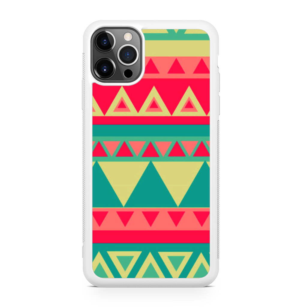 Old Aztec Pattern iPhone 12 Pro Case