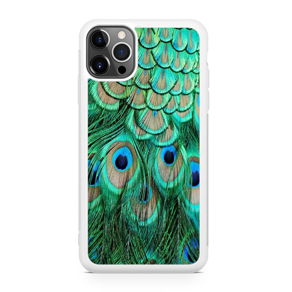 Peacock Feather iPhone 12 Pro Case