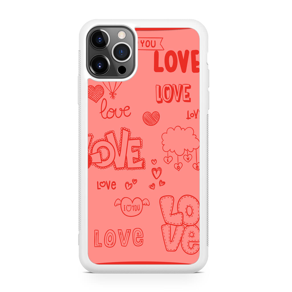 Pink Lover iPhone 12 Pro Max Case