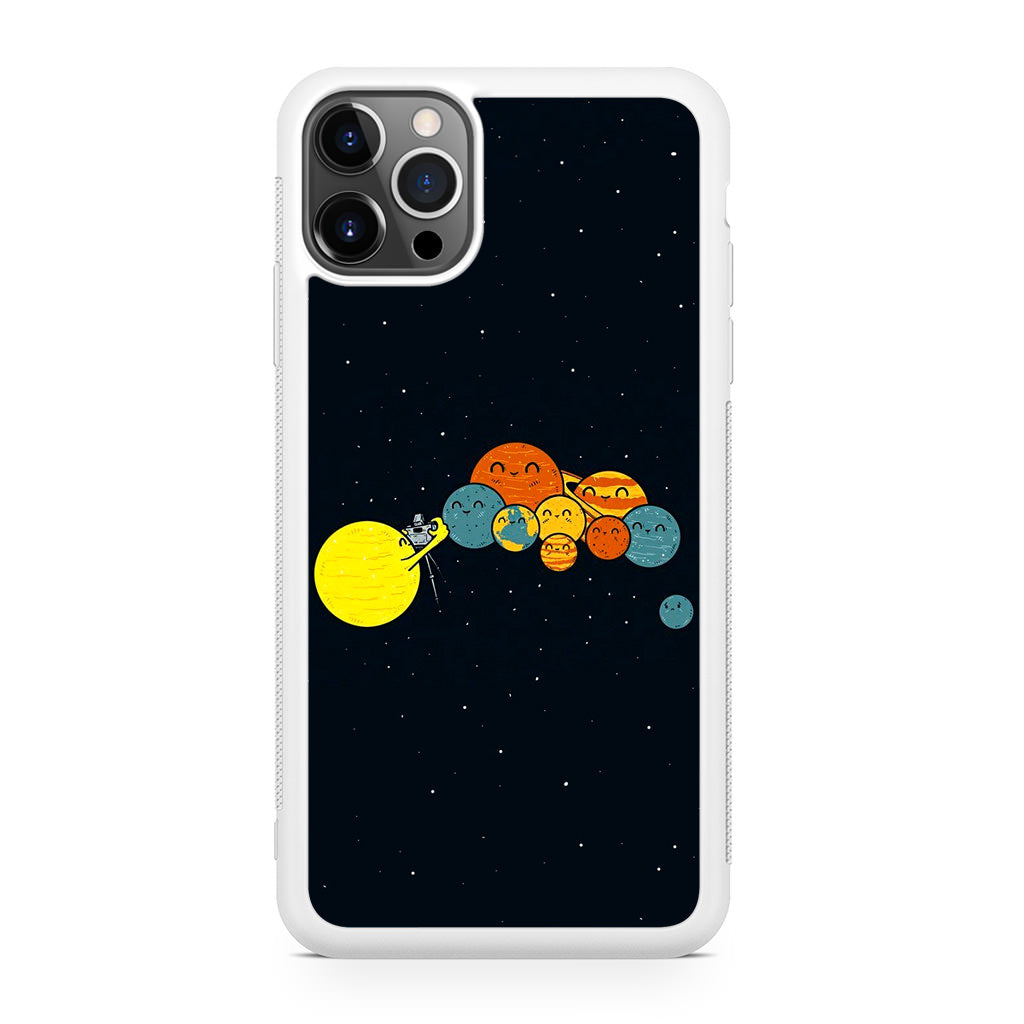 Planet Cute Illustration iPhone 12 Pro Max Case