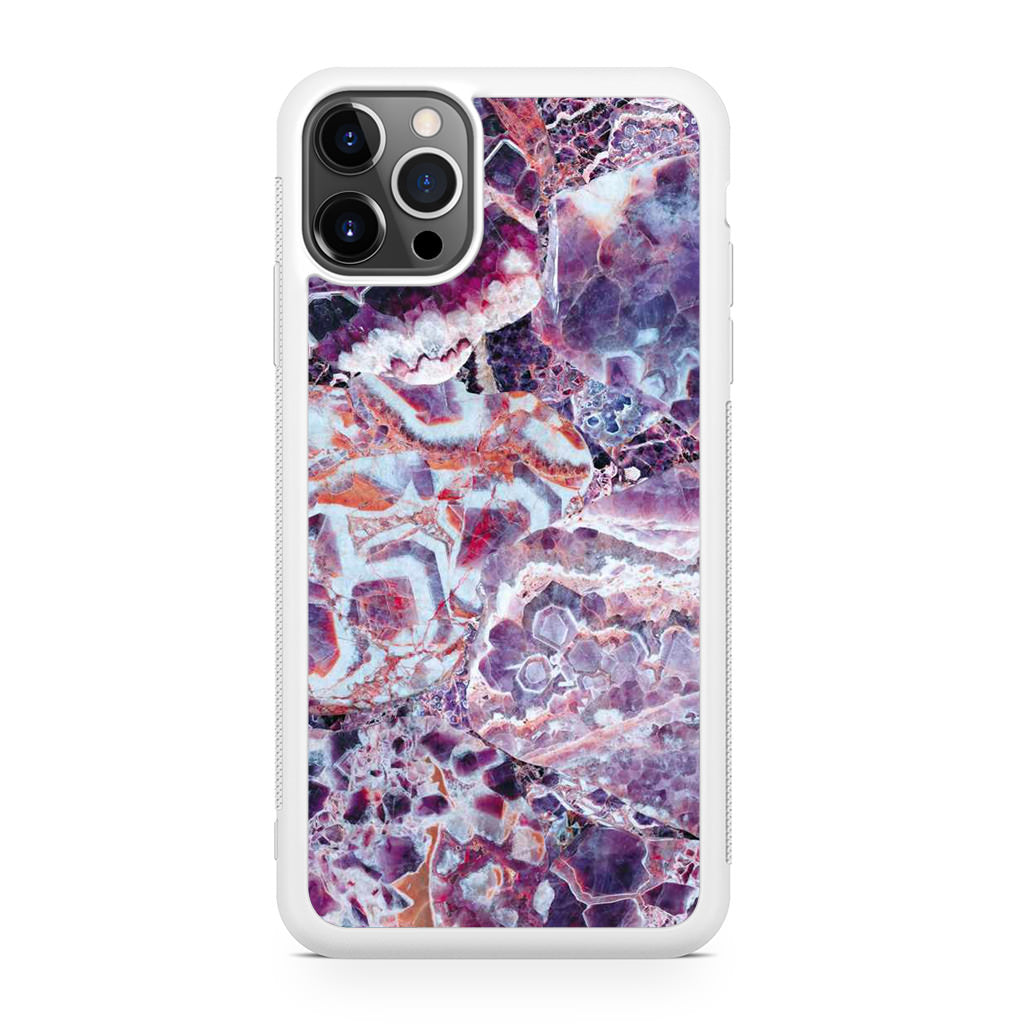 Purple Marble iPhone 12 Pro Max Case