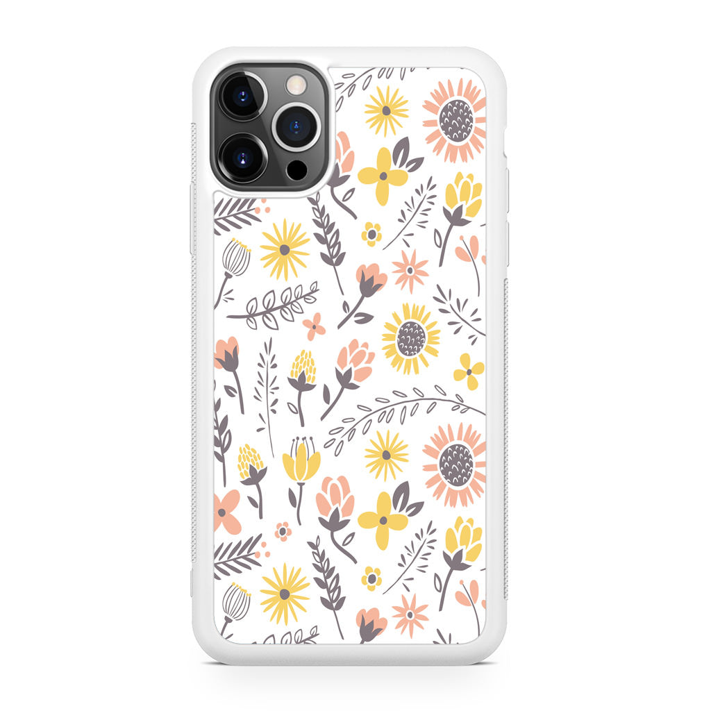 Spring Things Pattern iPhone 12 Pro Case