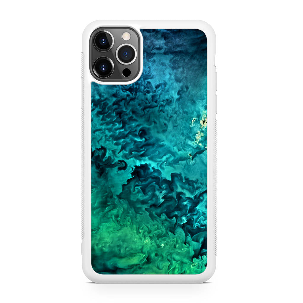 Swirls In The Yellow Sea iPhone 12 Pro Case