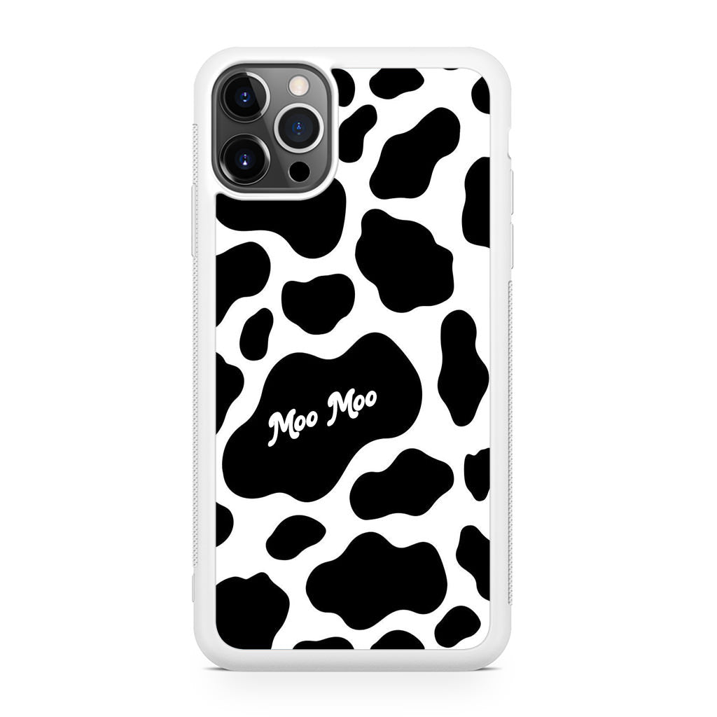 Moo Moo Pattern iPhone 12 Pro Case