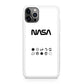 NASA Minimalist White iPhone 12 Pro Max Case