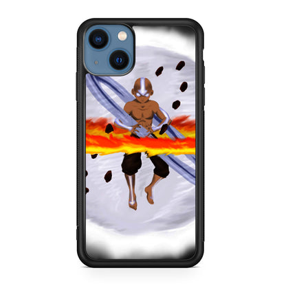 Avatar Aang Controls Four Elements iPhone 13 / 13 mini Case