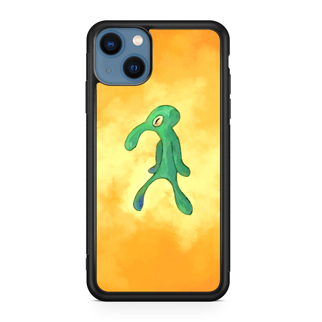 Bold and Brash Squidward Painting iPhone 13 / 13 mini Case