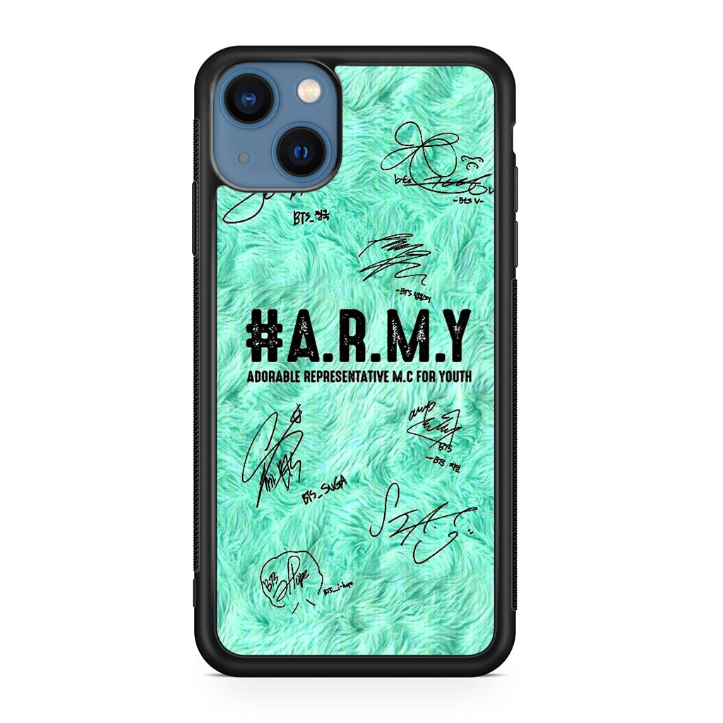 BTS Army Signature iPhone 13 / 13 mini Case