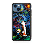 Calvin Art At Starry Night iPhone 13 / 13 mini Case