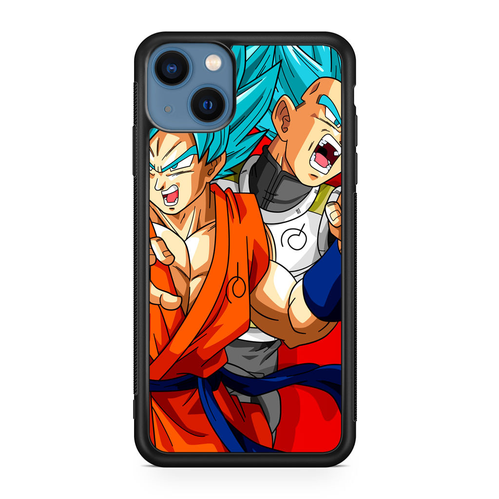 Dragon Ball Super SSGSS Goku And Vegeta iPhone 13 / 13 mini Case
