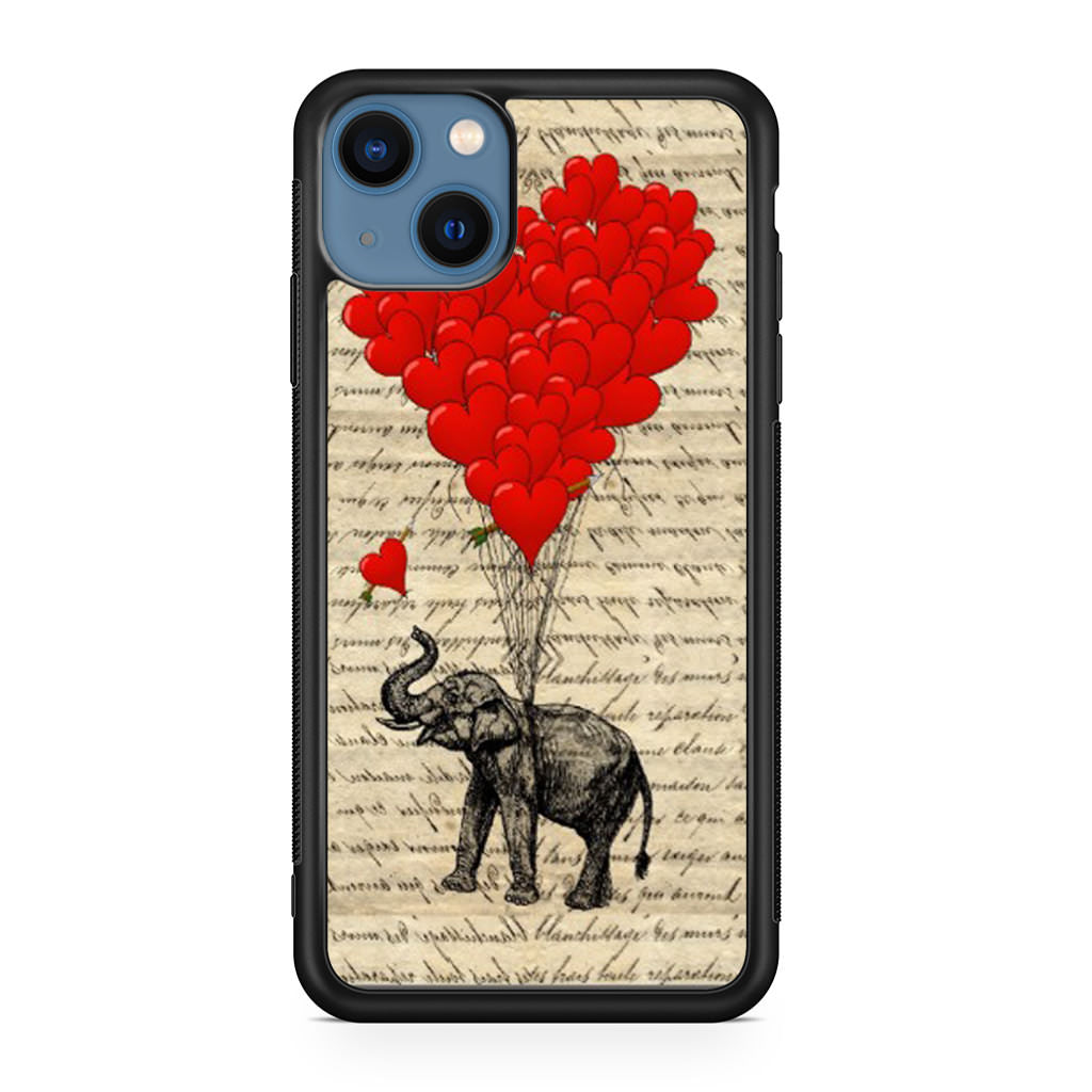 Elephant And Heart iPhone 13 / 13 mini Case