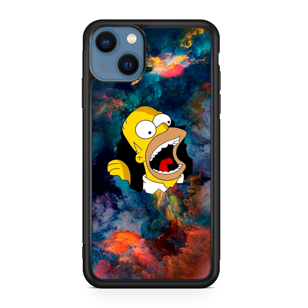 Homer Behind The Black Hole iPhone 13 / 13 mini Case