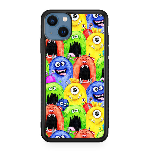 Monster Watercolor Art iPhone 13 / 13 mini Case