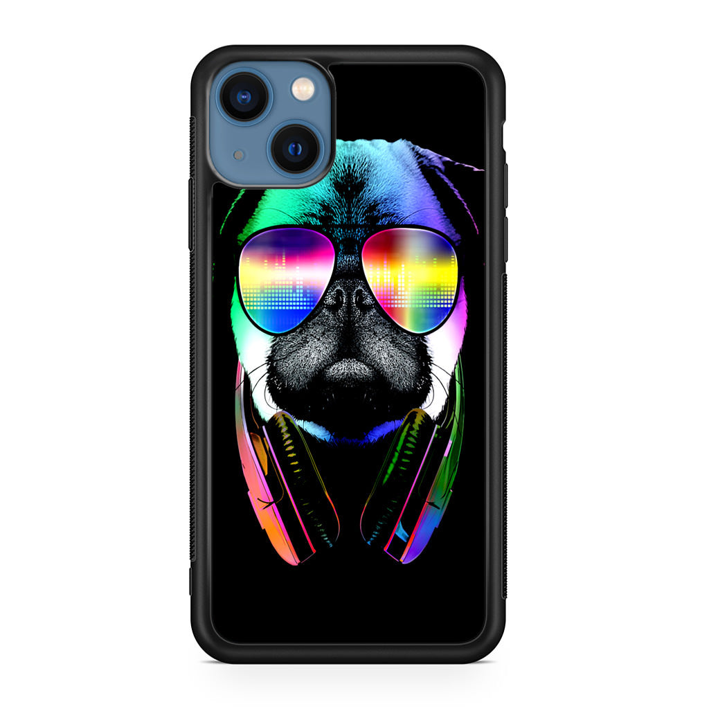 Music Lover Pug V iPhone 13 / 13 mini Case