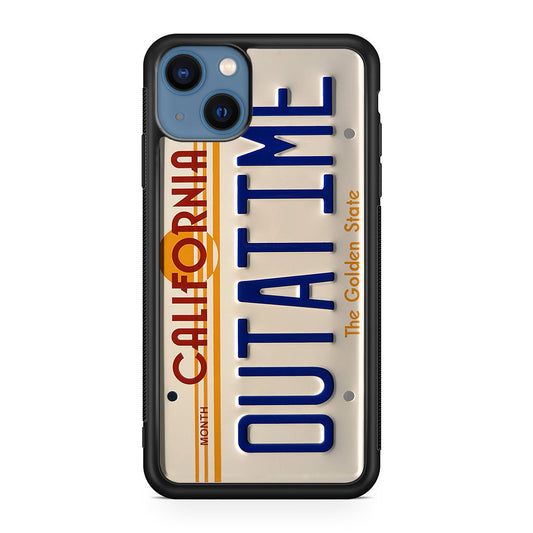 Back to the Future License Plate Outatime iPhone 13 / 13 mini Case