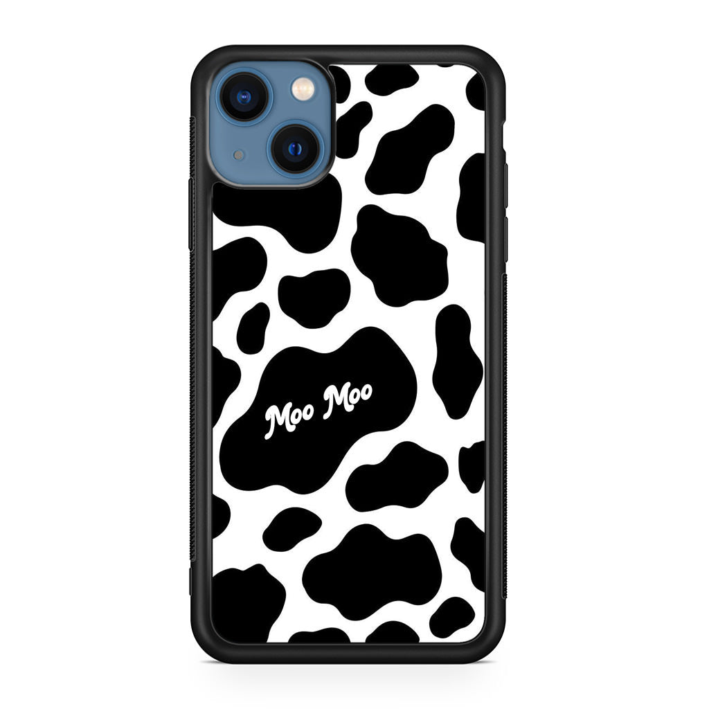 Moo Moo Pattern iPhone 13 / 13 mini Case