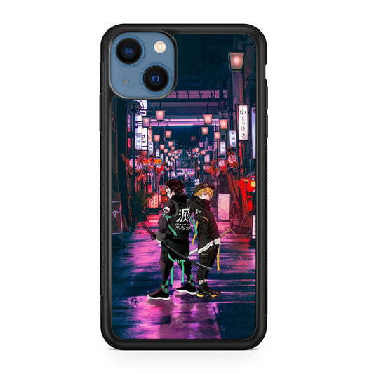 Tanjiro And Zenitsu in Style iPhone 13 / 13 mini Case
