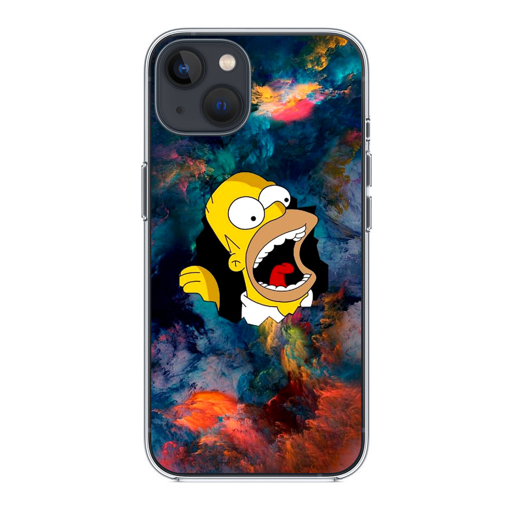 Homer Behind The Black Hole iPhone 13 / 13 mini Case