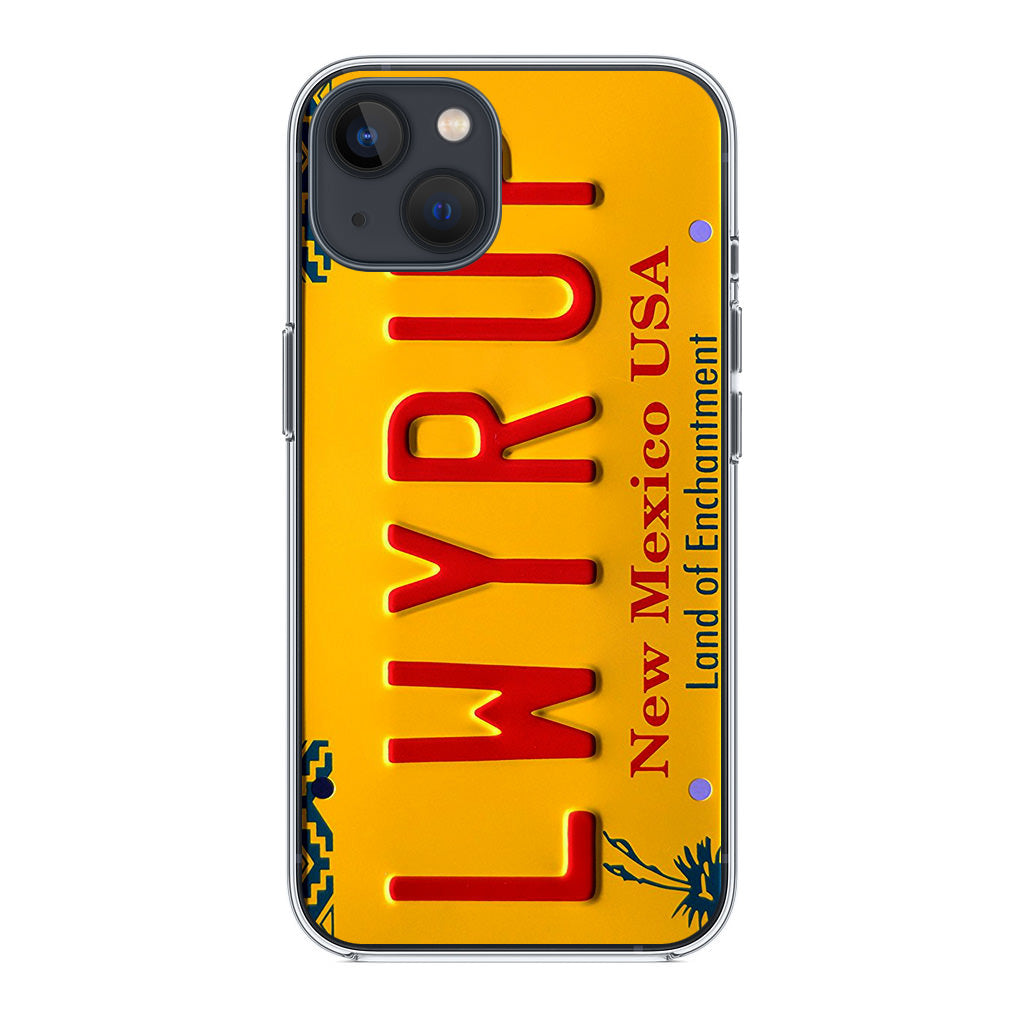 LWYRUP License Plate iPhone 13 / 13 mini Case