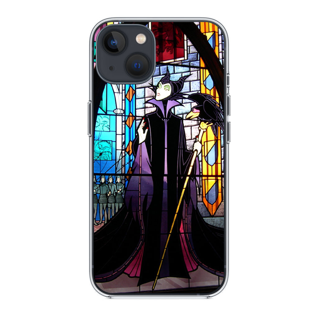 Maleficent Sleeping Beauty Glass Art iPhone 13 / 13 mini Case