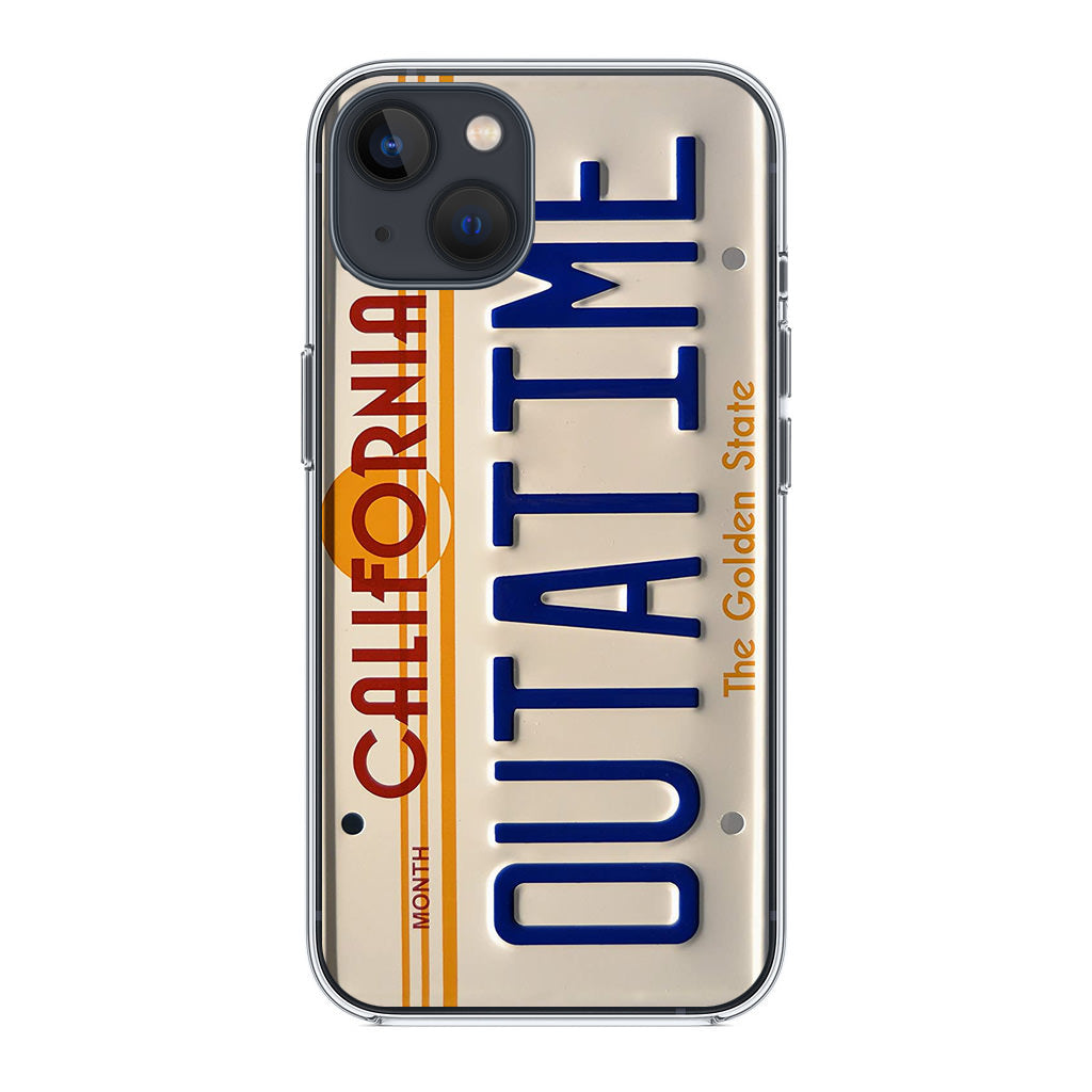 Back to the Future License Plate Outatime iPhone 13 / 13 mini Case